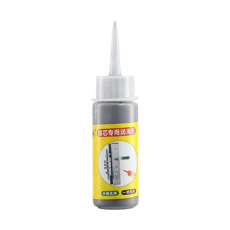 Lock Cylinder Graphite Lubricant Powder, 60ml Graphite Long-Lasting Lubricant with No Dust, Graphite Lock Lubricant, Graphite Powder for Window Guides, Keys, Door Guides, Car Locks - Image 1